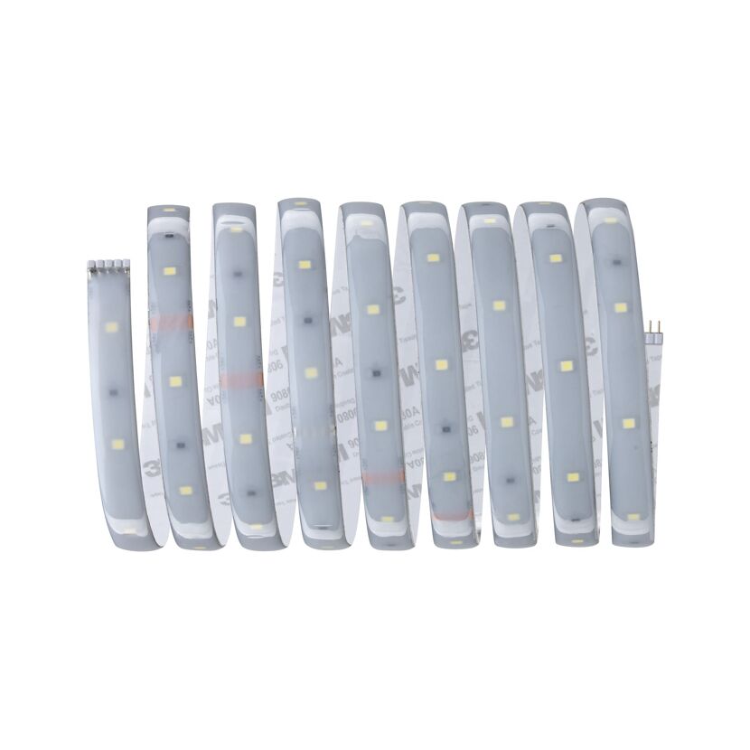 Aufgerolltes LED-Band mit Klebestreifen