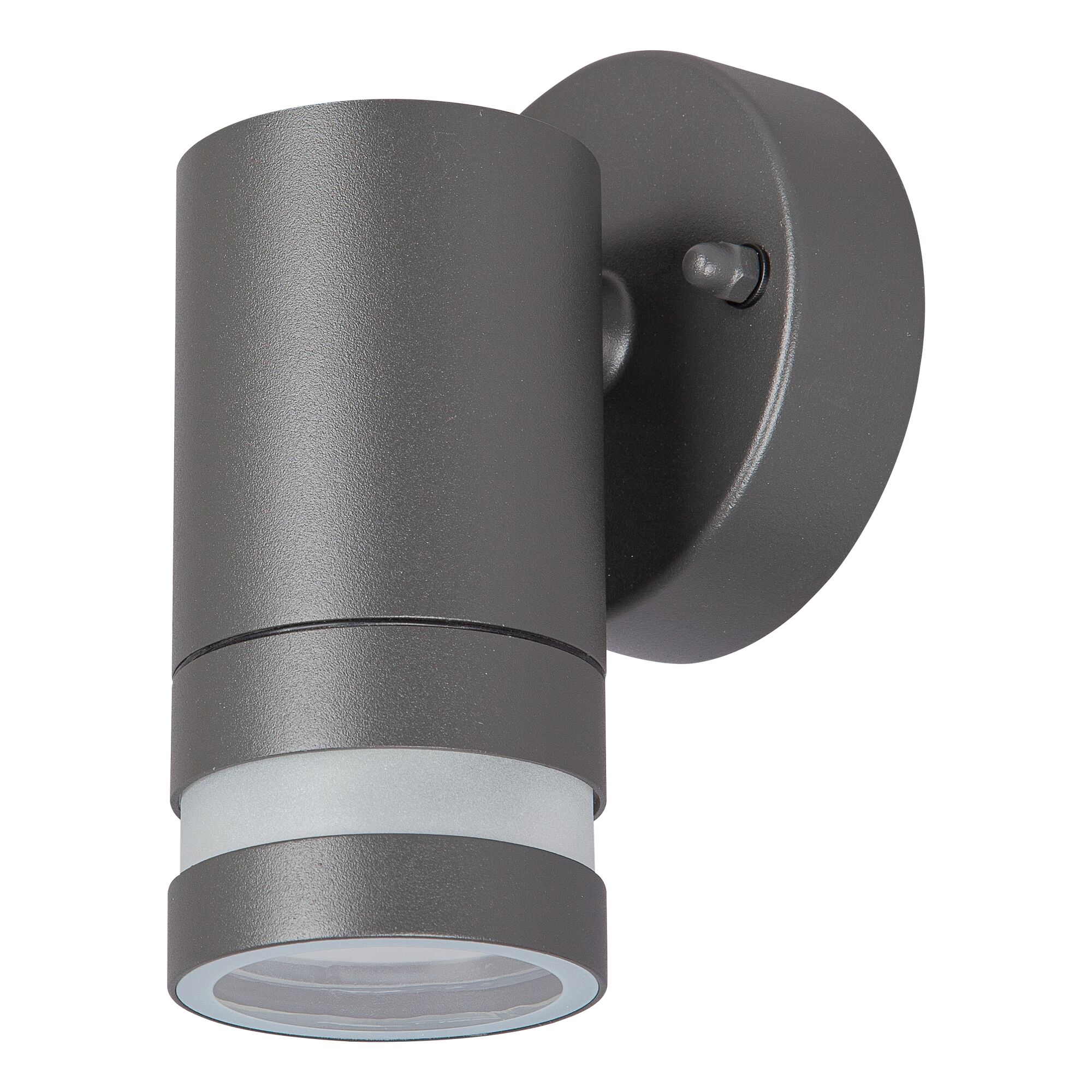 Graue Außenwandleuchte Washington down