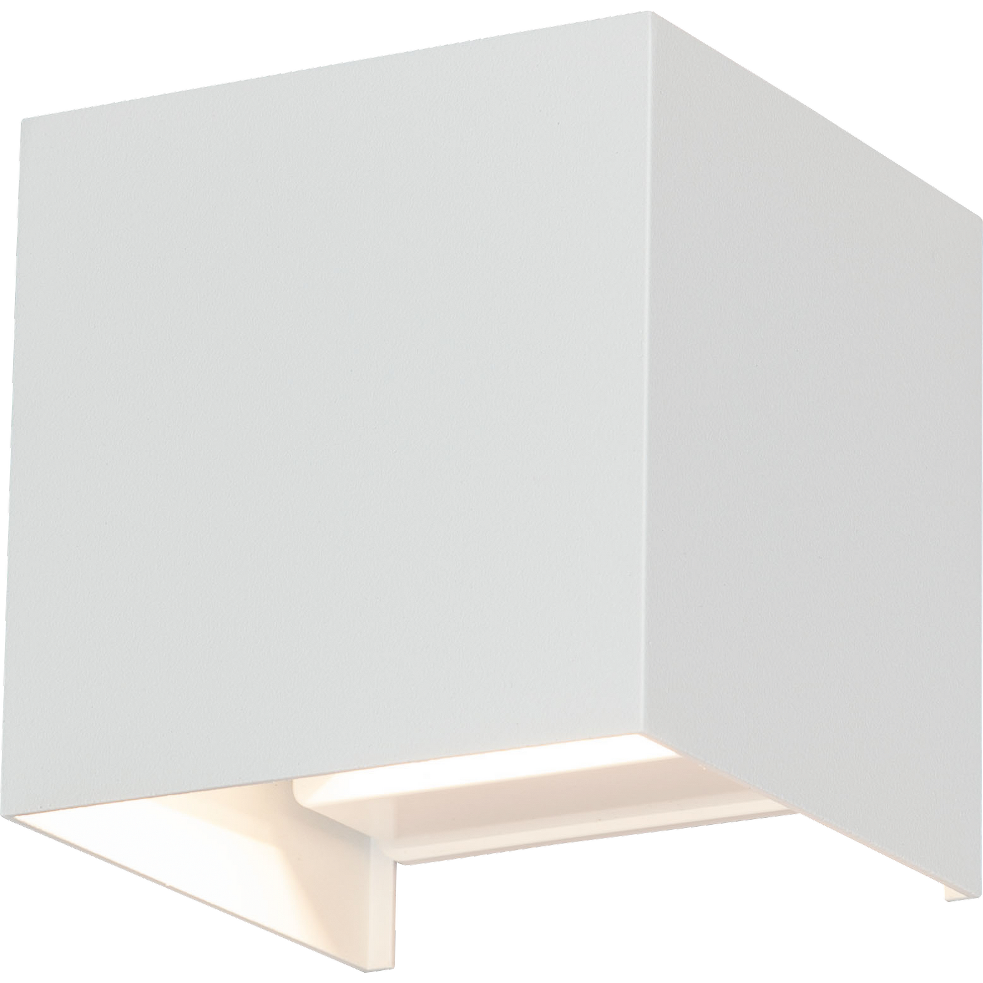 LED-Außenwandleuchte 'Pula' weiß 10 x 10 x 10 cm + product picture
