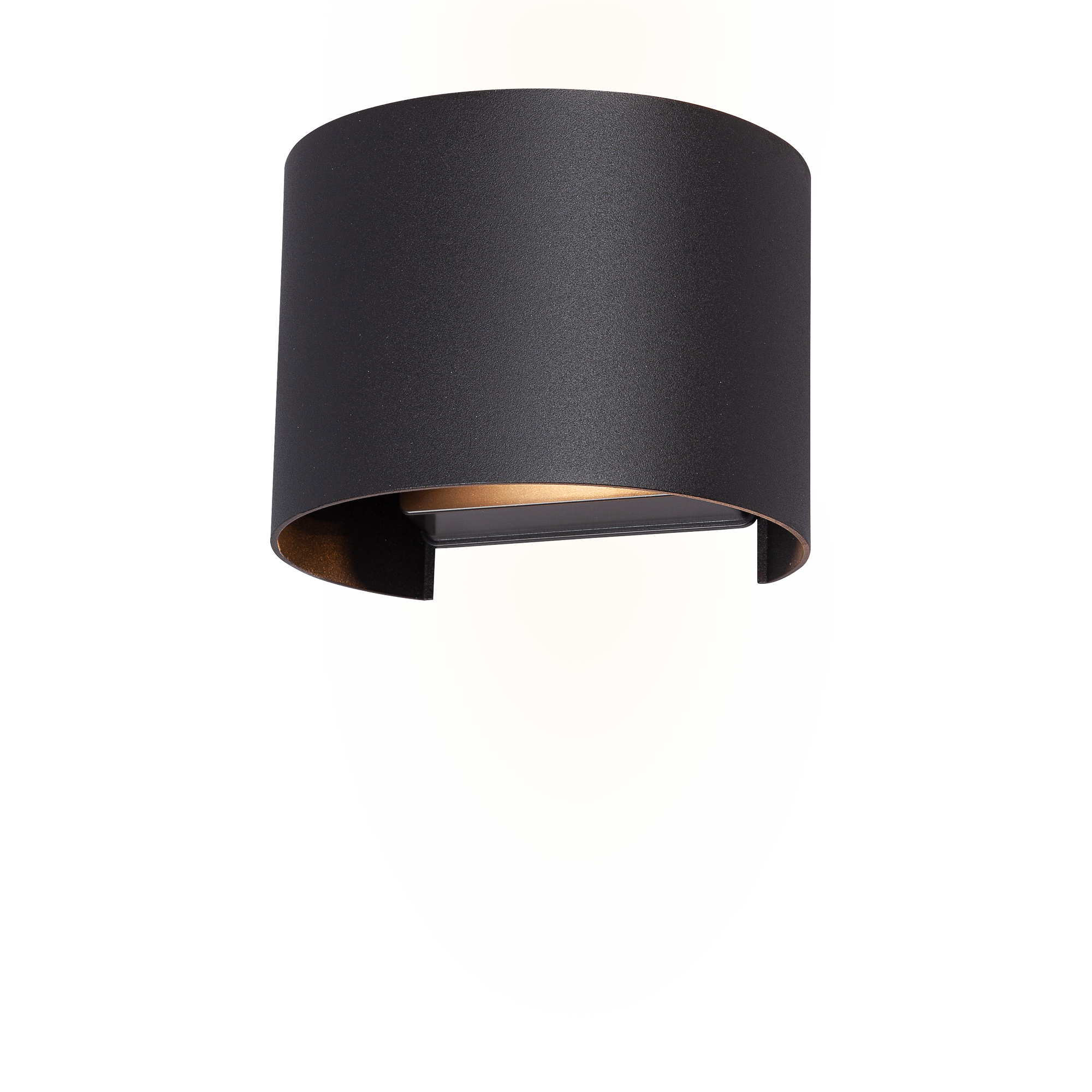 LED-Außenwandleuchte 'Pula' schwarz halbrund 11,5 x 13,5 x 10 cm + product picture