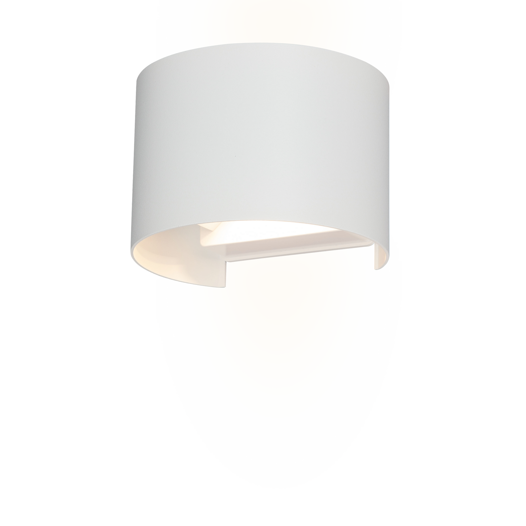 LED-Außenwandleuchte 'Pula' weiß halbrund 11,5 x 13,5 x 10 cm + product picture
