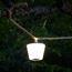LED-Akku-Flaschenleuchte 'Lamprusco' weiß Ø 12,5 x 13,8 x 16,2 cm