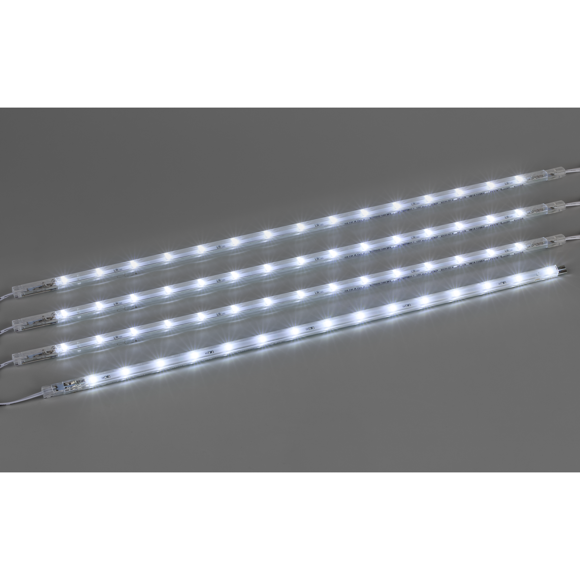 LED-Profilschienen weiß 4 Stück à 40 cm