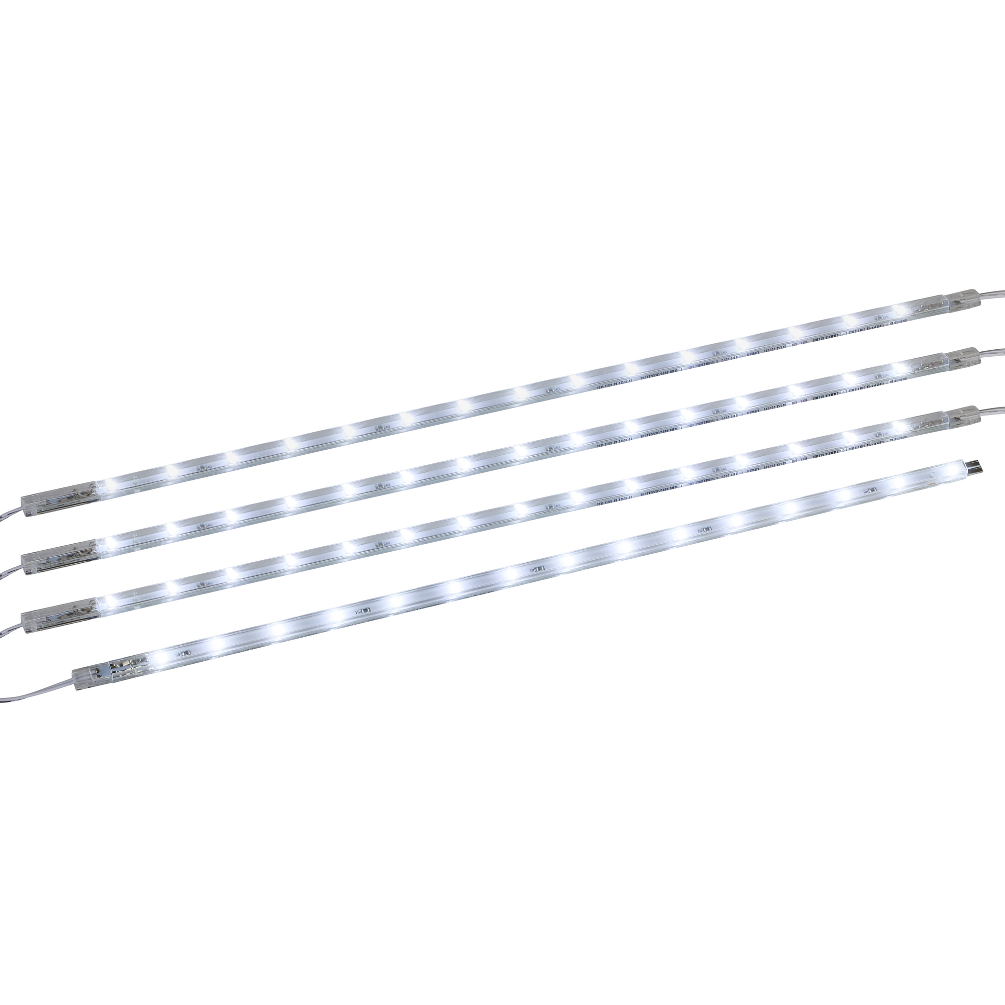 LED-Profilschienen weiß 4 Stück à 40 cm