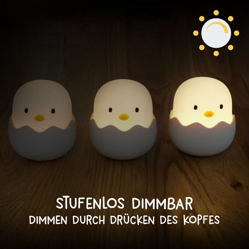 LED-Nachtlicht 'Eggy Egg' 1 W 3000 K warmweiß + RGB