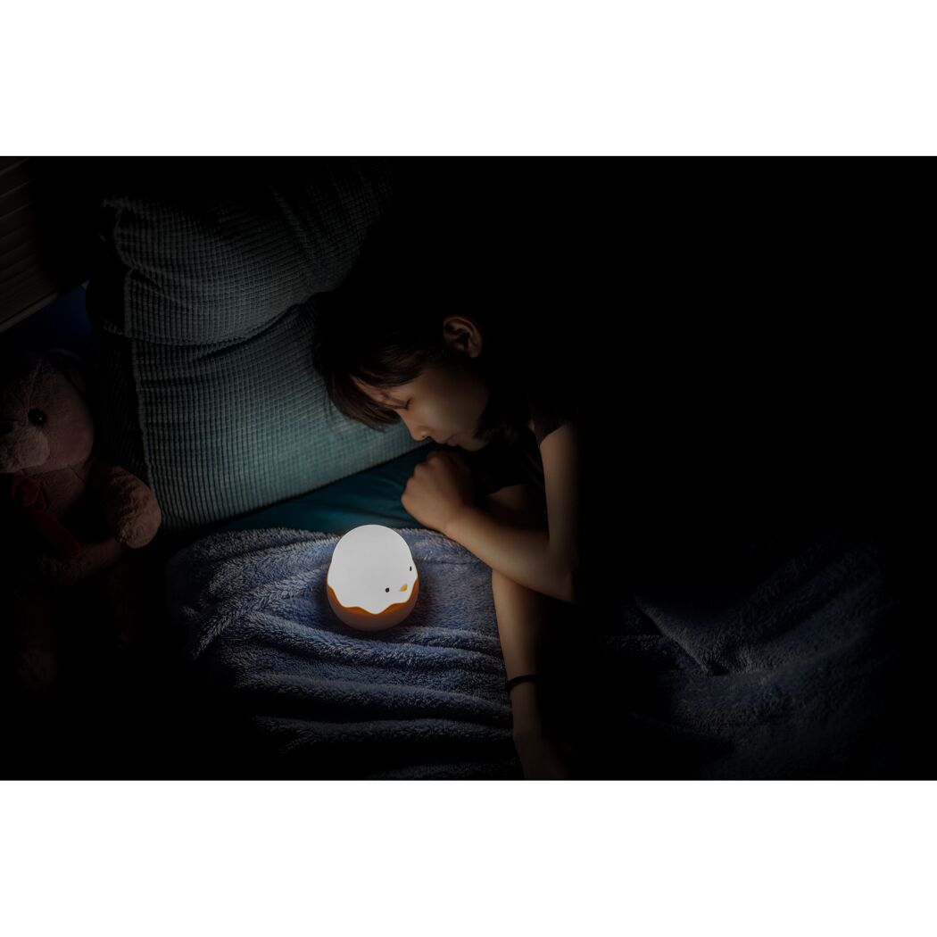 LED-Nachtlicht 'Eggy & Friends' dimmbar 1,2 W 20 lm warmweiß, Farbwechsler 9,5 x 10,2 x 10,2 cm