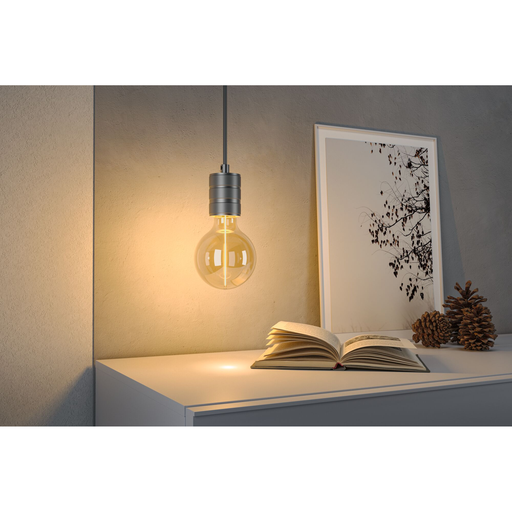 LED-Globe 'Floating Shine' G95 E27 2,8W Gold