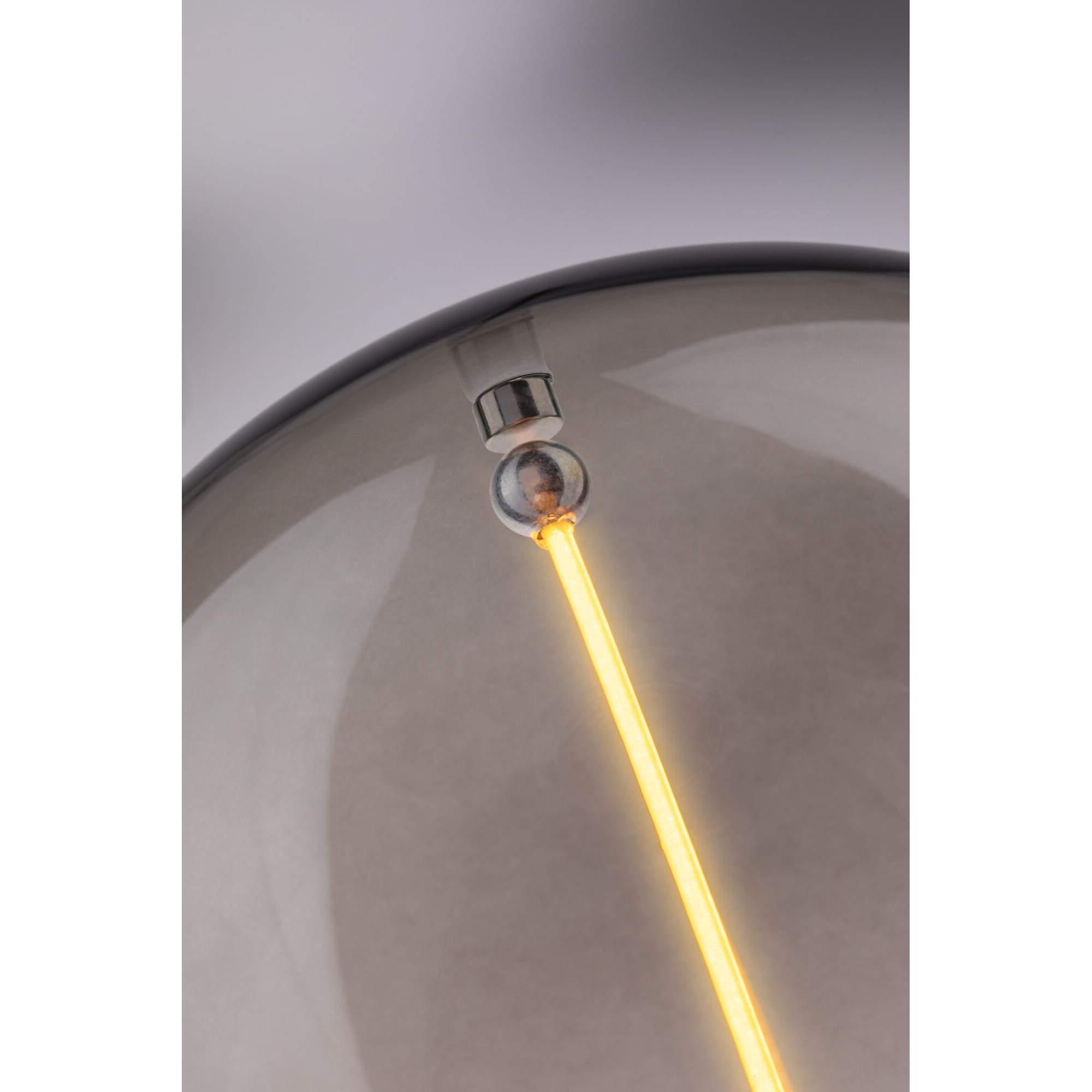 LED-Kolben 'Floating Shine' ST64 E27 2,8 W Rauchglas