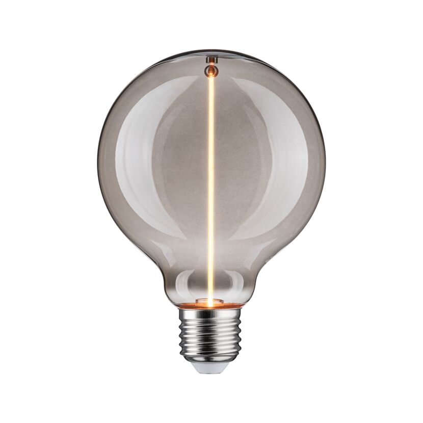 LED-Globe 'Floating Shine' G95 E27 2,8 W Rauchglas