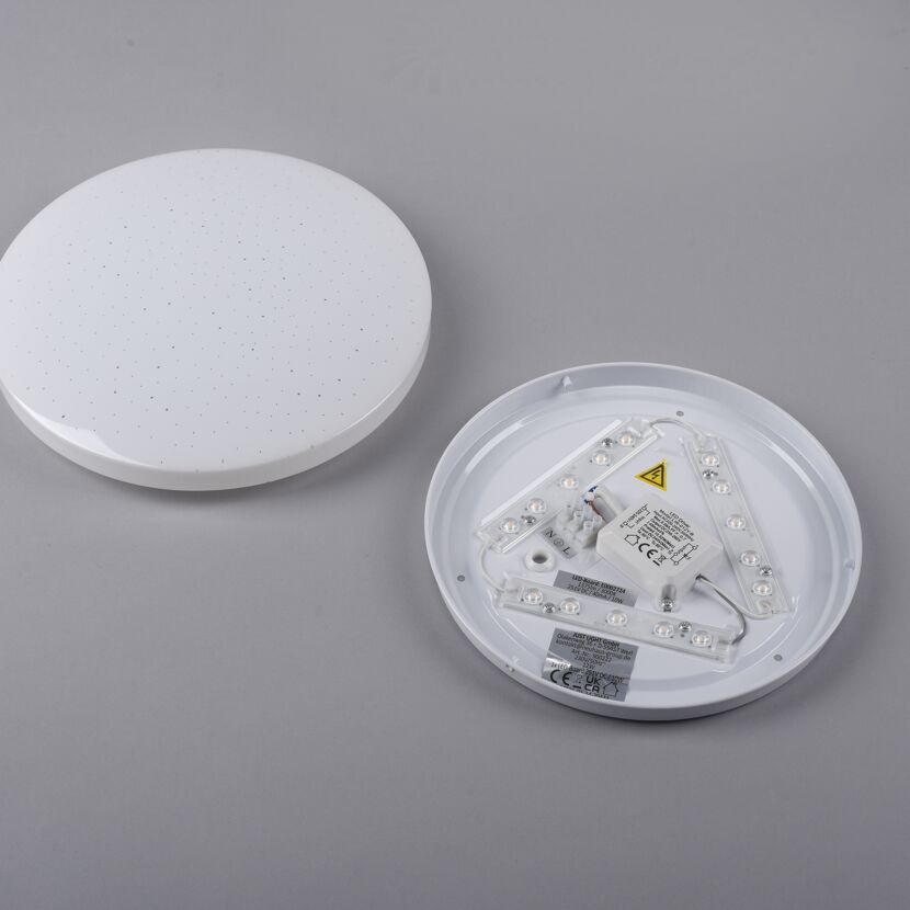 LED-Deckenleuchte 'Uranus' weiß Ø 26 cm