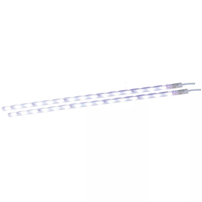 LED-Profilschienen weiß mit 2 Schienen a´40 cm, Farbwechsel dimmbar