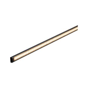 Profil 'Base' für LED-Streifen Aluminium, Kunststoff schwarz 2 m