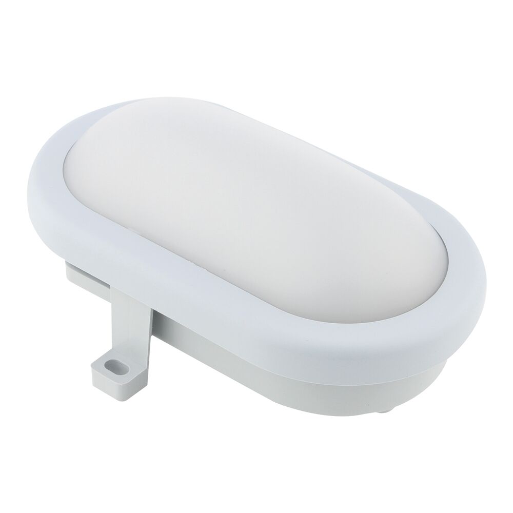 LED Ovalarmatur, grau