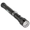 Schwarze Teleskop-Arbeitsleuchte mit drei LEDs
