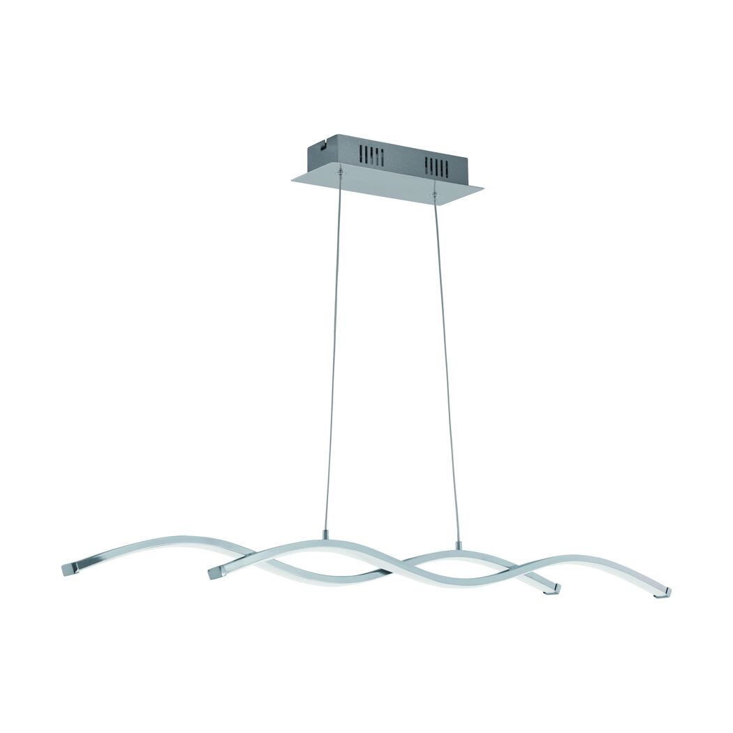 LED-Hängeleuchte Lasana2, chrom