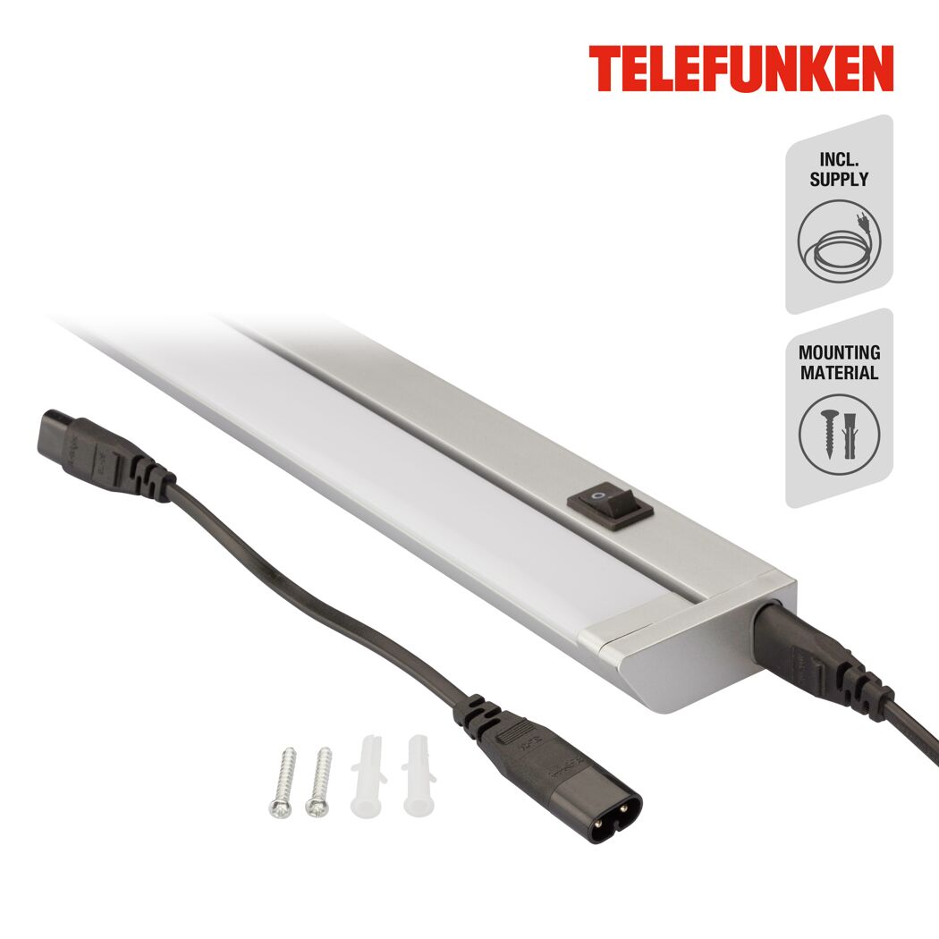 LED-Unterbauleuchte 'Hestia' 8,5 W 1000 lm neutralweiß 55 x 6,1 cm