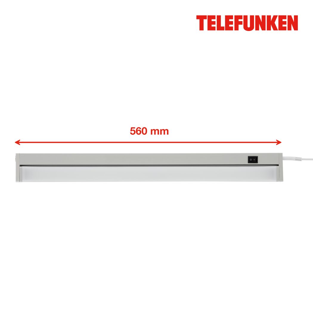LED-Unterbauleuchte 'Hestia' 8,5 W 1000 lm neutralweiß 55 x 6,1 cm