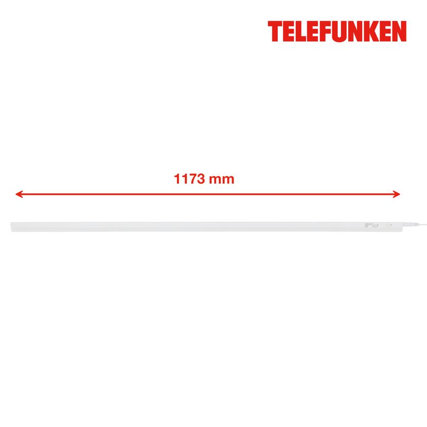 LED-Unterbauleuchte weiß 14 W 117,3 x 2,2 x 3 cm
