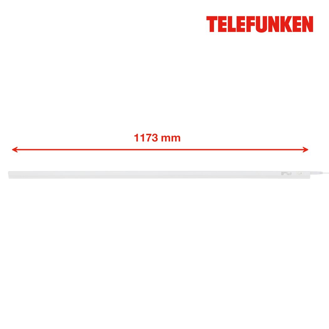 LED-Unterbauleuchte 'Hephaistos' 14 W 1400 lm neutralweiß 117,3 x 22 cm