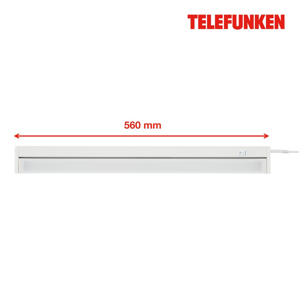 LED-Unterbauleuchte 'Hestia' 8,5 W 1000 lm neutralweiß 55 x 6,1 cm