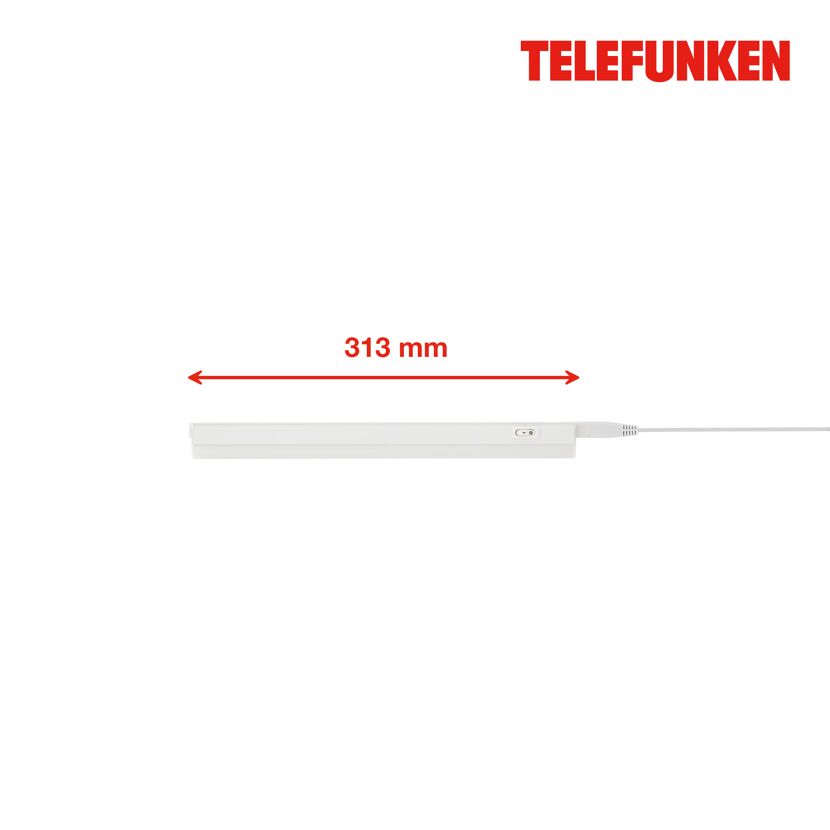 LED Unterbauleuchte weiß 4 W 31,3 x 2,2 x 3 cm