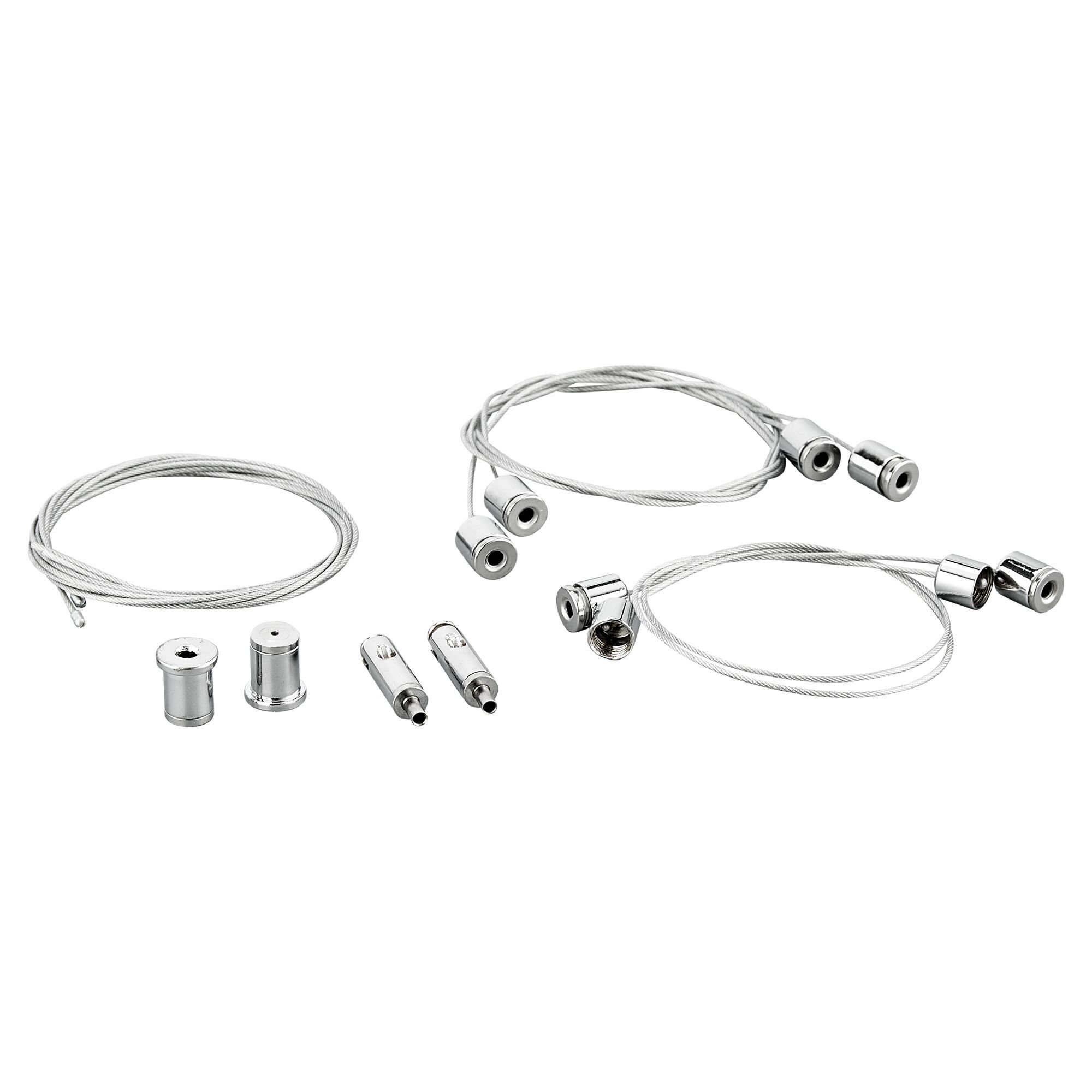 Seilabhängung für Leuchten aus Stahl