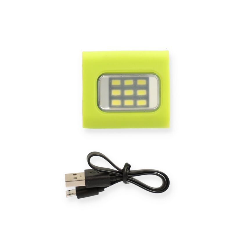 LED-Clip-Leuchte mit Magnet grün 160 lm 5,2 x 4,6 cm