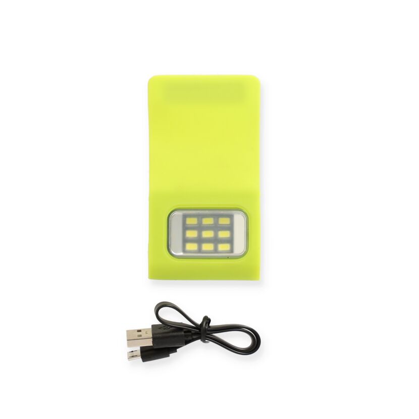 LED-Clip-Leuchte mit Magnet grün 160 lm 5,2 x 4,6 cm