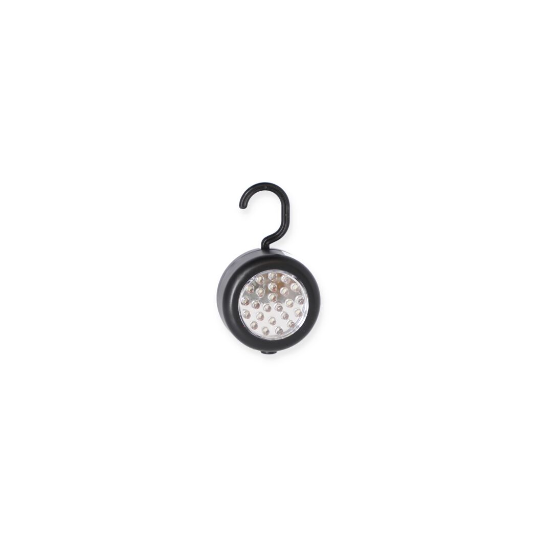 Schwarze Mini-Arbeitsleuchte mit 24 LEDs