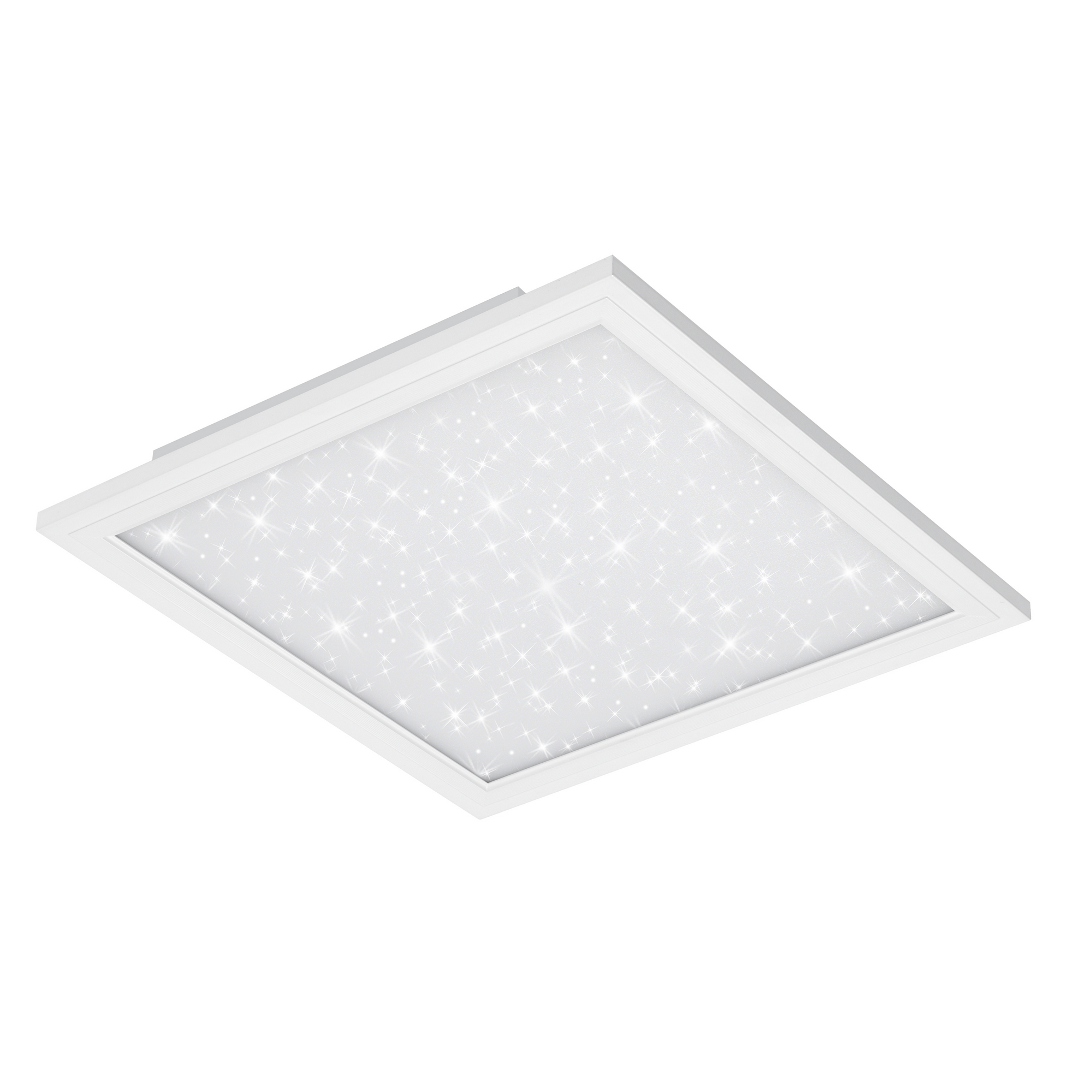 Weiße LED-Deckenleuchte mit Sternenhimmel-Effekt