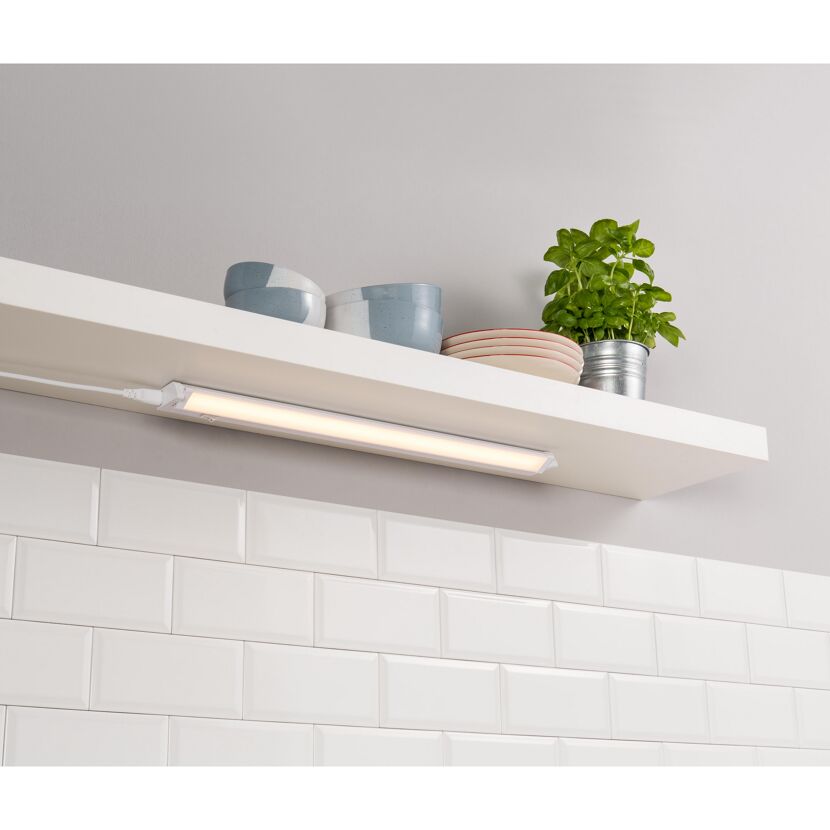 LED-Unterbauleuchte Kunststoff weiß