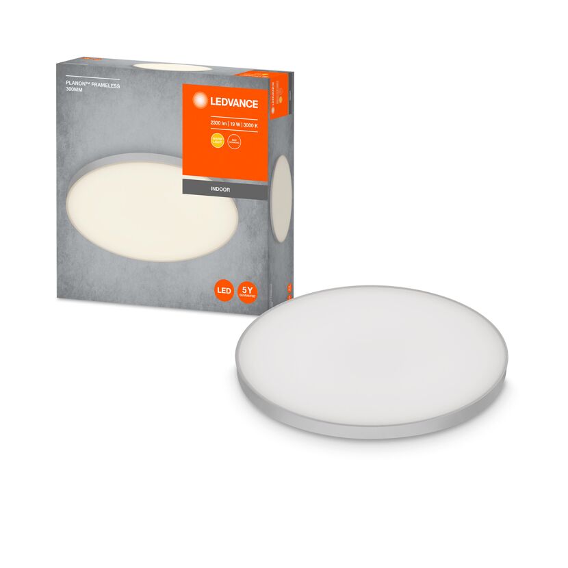 Anbauleuchte 'Planon™ Frameless' weiß Ø 30 cm 1600 lm