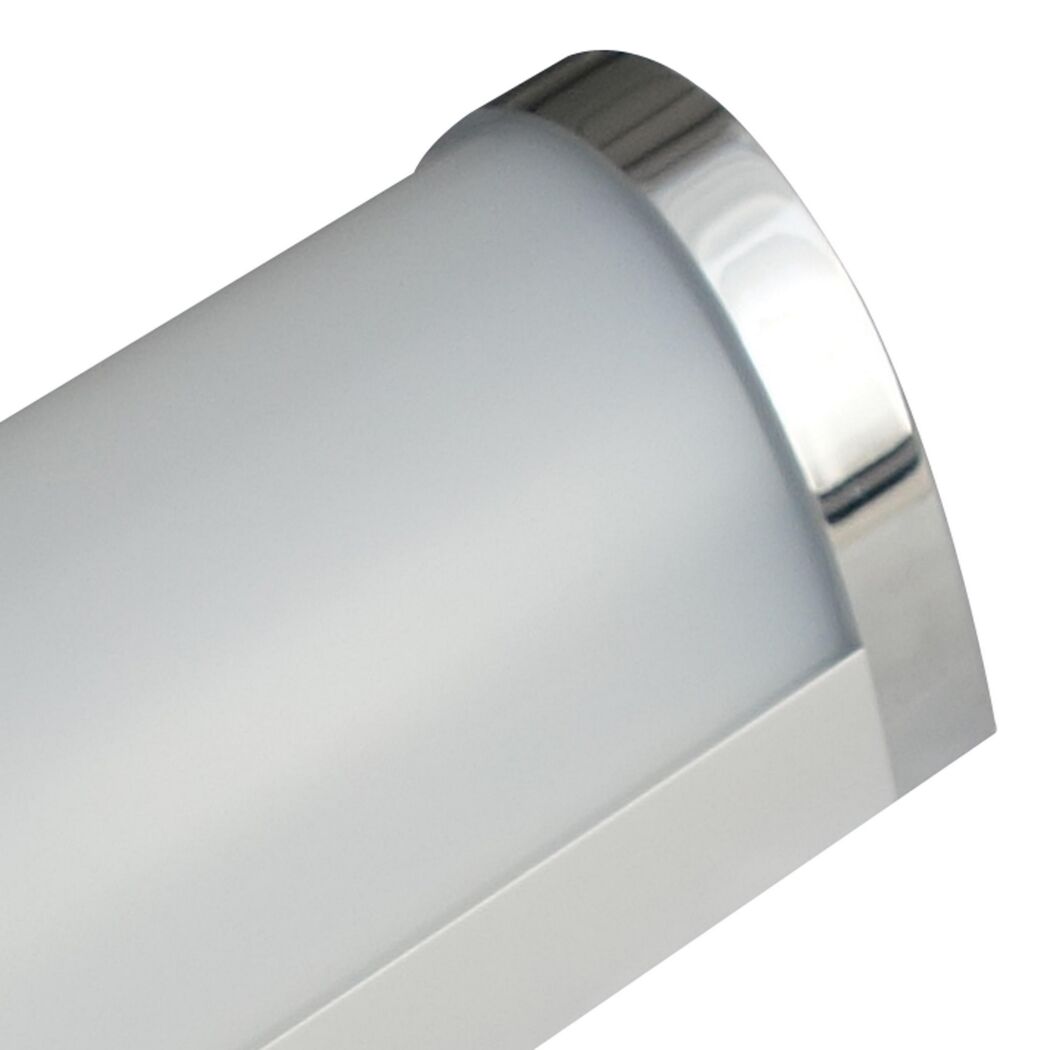 Nahaufnahme LED-Deckenleuchte 'Canea 60' silber.