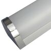 Nahaufnahme der silbernen LED-Deckenleuchte Canea 60.