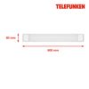 LED-Deckenleuchte 'Maat' 2700 lm neutralweiß 8 x 5 x 60 cm