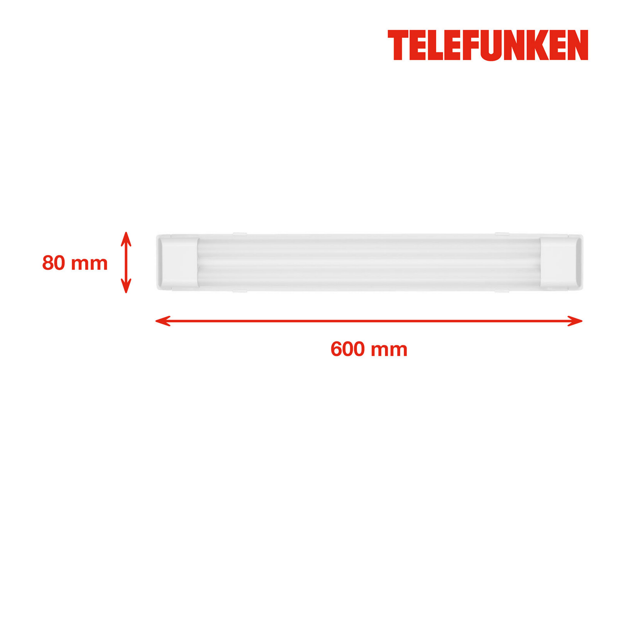 LED-Deckenleuchte 'MAAT' weiß 24 W 60 x 8 x 5 cm + product picture