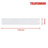 LED-Deckenleuchte 'Kista' dimmbar 5300 lm neutralweiß 18,5 x 5,5 x 115,5 cm
