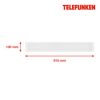 LED-Deckenleuchte 'Poel' 4400 lm neutralweiß 13 x 2,5 x 91,5 cm