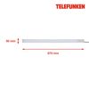 LED-Unterbauleuchte 'Uto' 14 W 1600 lm neutralweiß 87,5 x 1,5 x 87,5 cm
