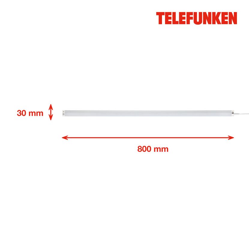 LED-Unterbauleuchte 'HADIT' weiß 7 W 80 x 3,5 x 1 cm