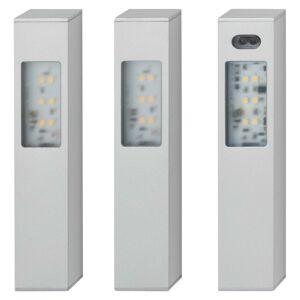 LED-Unterbauleuchten-Set 'THOT' silbern 2,5 W 16 x 3 x 1,5 cm 3-teilig