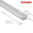 LED-Unterbauleuchte 'KRONOS' grau 6,5 W 80 x 3,5 x 1 cm
