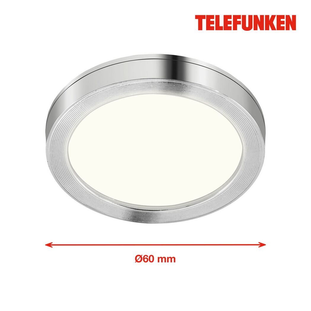 LED-Unterbauleuchtenset 'Dionysos' 1,8 W 510 lm warmweiß Ø 6 cm 3 Stück