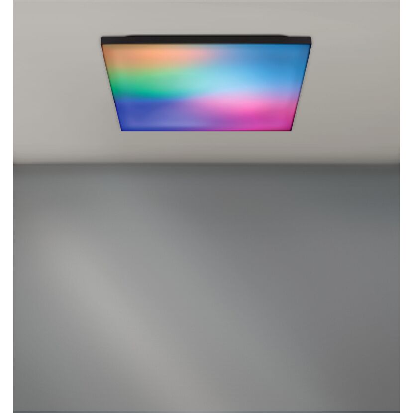 Bunte LED Deckenleuchte mit Farbverlauf