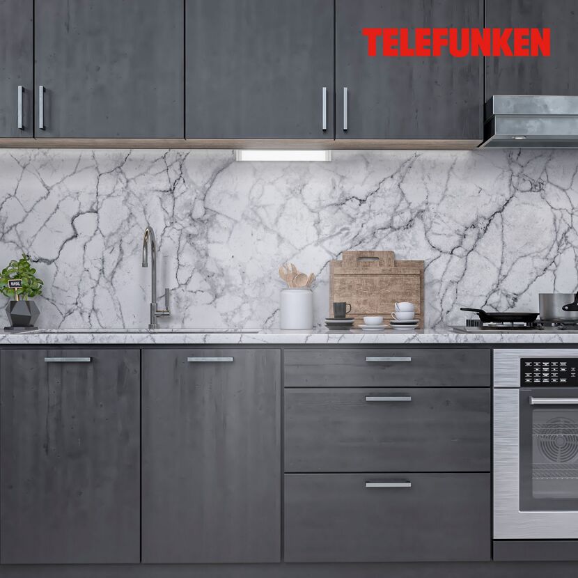 LED-Unterbauleuchte 'NUIT' grau 5,5 W 31 x 6 x 2,5 cm