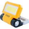 LED Arbeitsleuchte mit Zwinge, gelb/schwarz