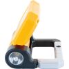 Gelbe und schwarze 2in1 Arbeitsleuchte