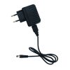Schwarzes Netzteil mit Kabel und Eurostecker