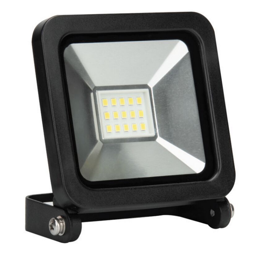 Schwarzer LED-Strahler mit 12 LEDs