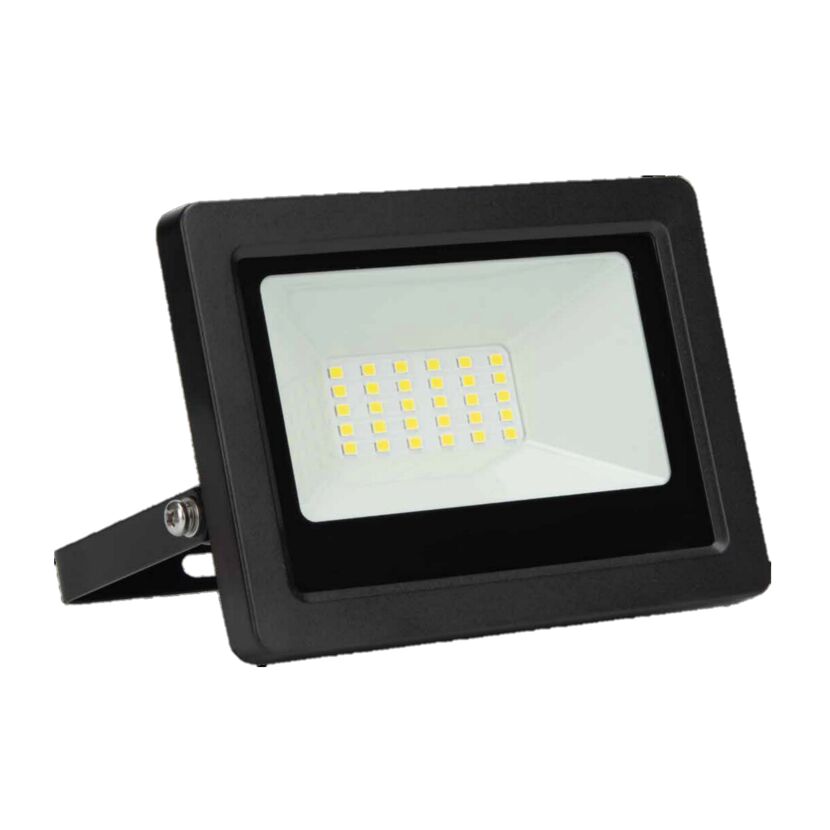 LED Strahler schwarz mit LEDs